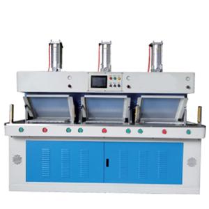 3 stations vaccum welding and embossing machine 3 stations vaccum welding and embossing machine