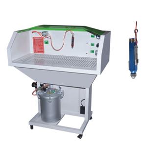 Latex glue gun spraying machine for upper and leather goods