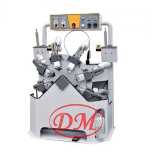 Preforming machine for moccasin shoes 